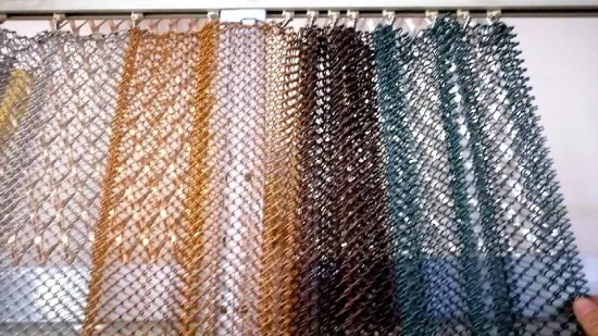 Metallspulen-Drapierdraht-Maschendraht-Sieb-Kettenglied-Maschen-Vorhang