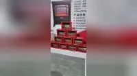 Tragbarer roter freistehender elektrischer Mini-Kamin mit 3D-Flamme im europäischen Stil